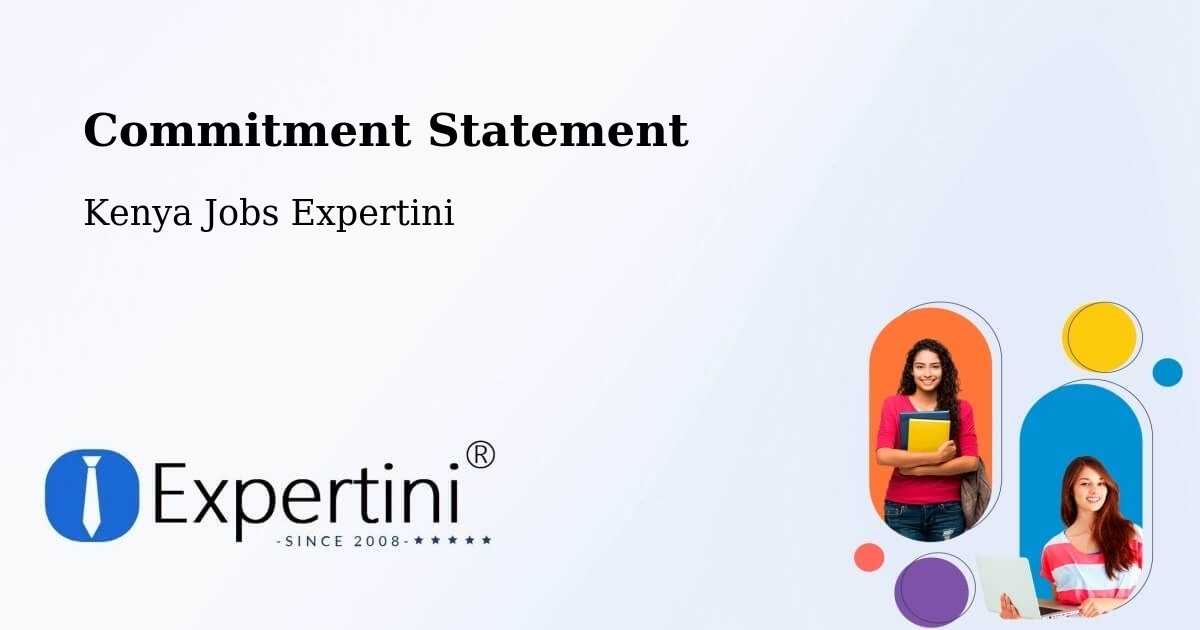 Corporate Commitment – Kapenguria - Kenya Jobs Expertini