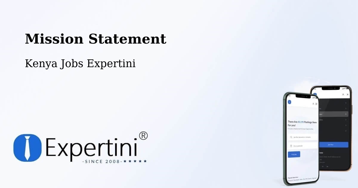 Corporate Mission – Kapenguria - Kenya Jobs Expertini