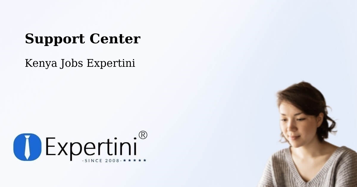 Support Services – Kapenguria - Kenya Jobs Expertini